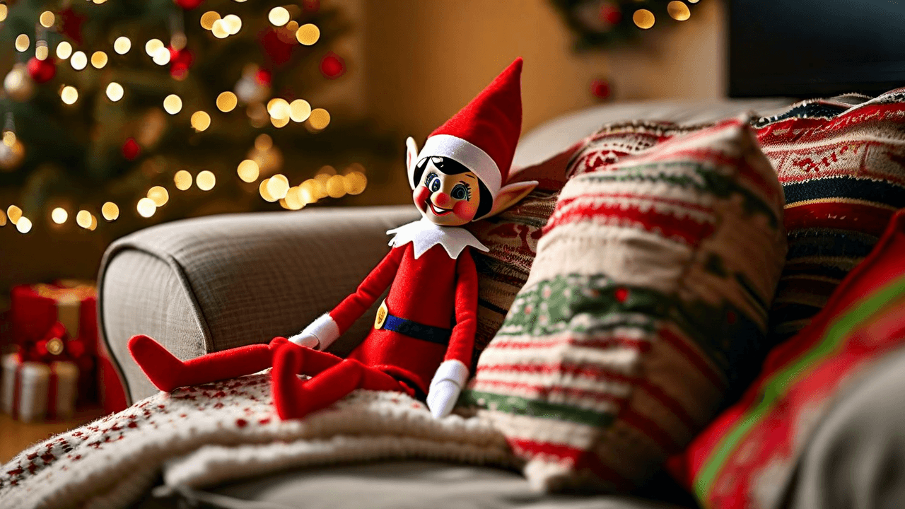 Elf's pillow fort reading nook