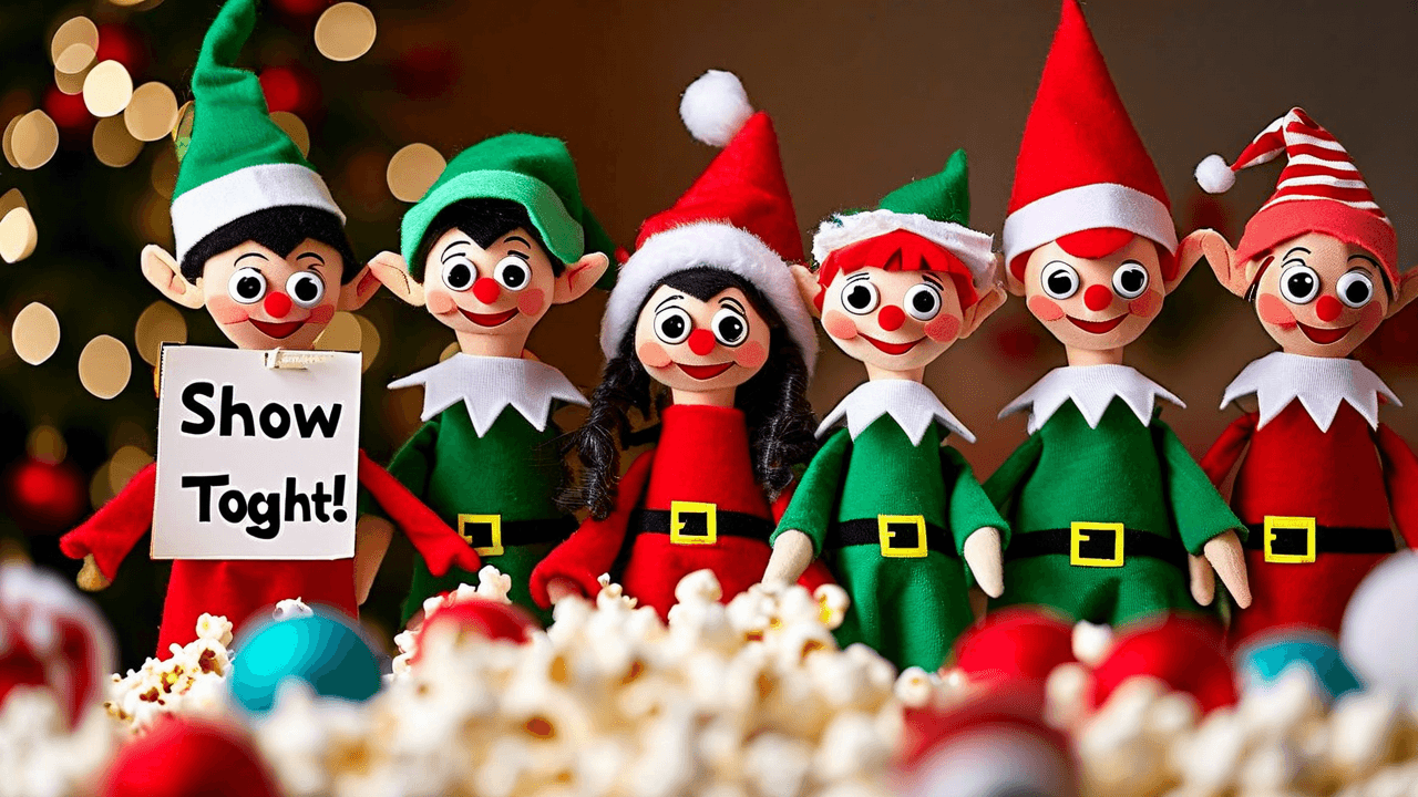 Elf's sock puppet theater takeover