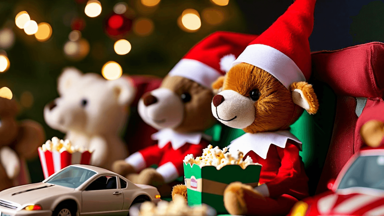 Toy animal drive-in theater