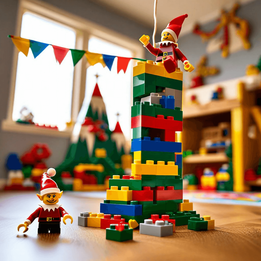 Sky-High Building Block Tower