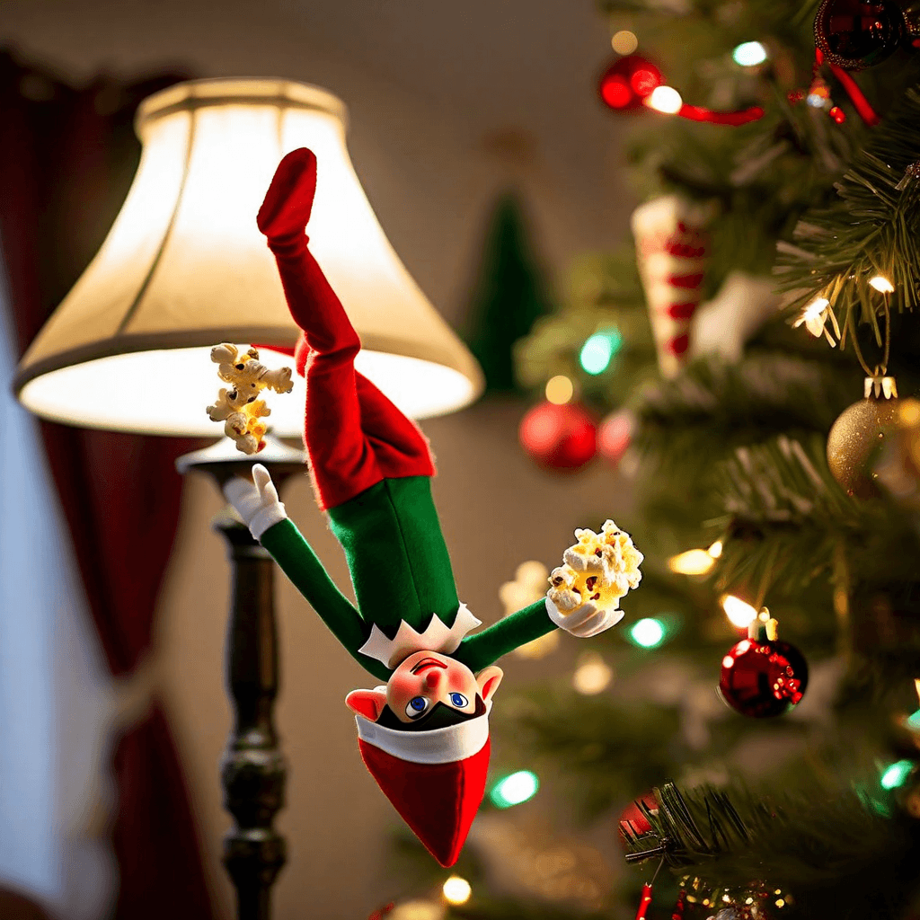 Upside Down Tree Decorating