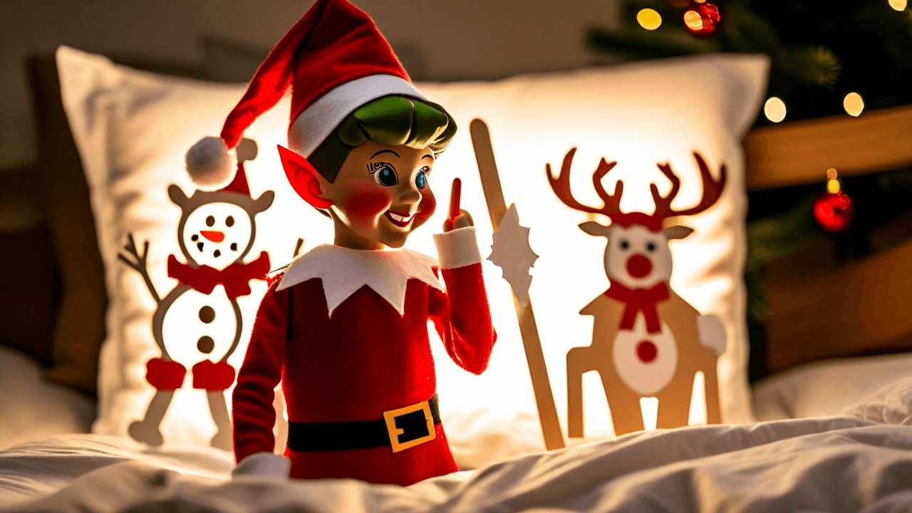 Elf's shadow puppet theater