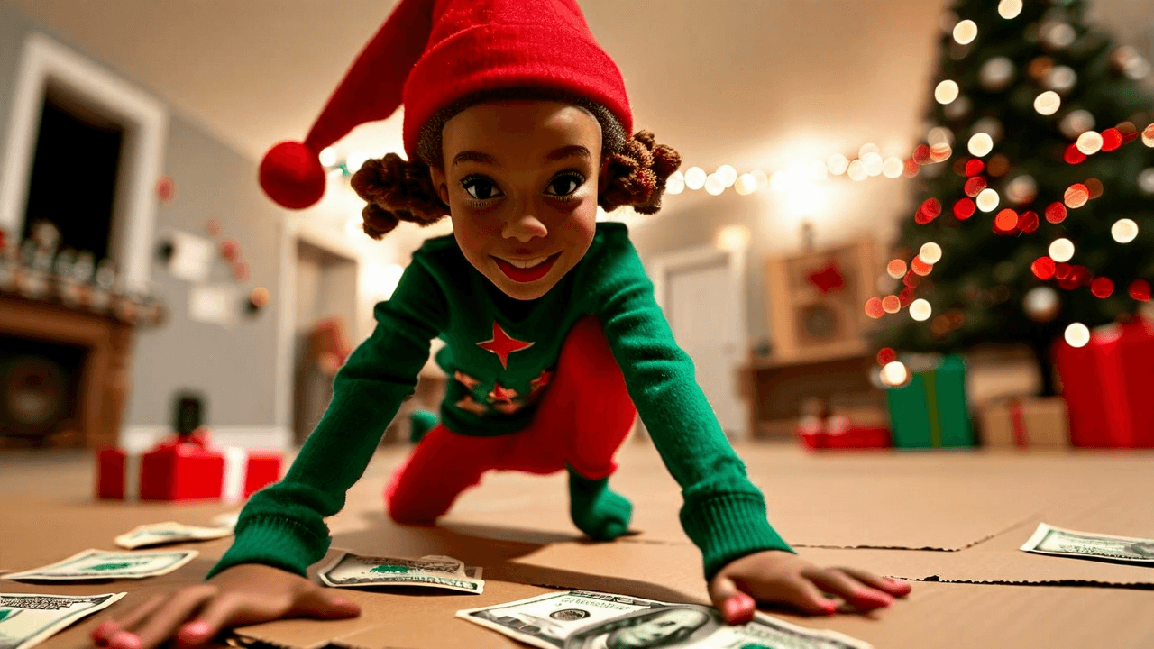 Elf's breakdancing battle setup