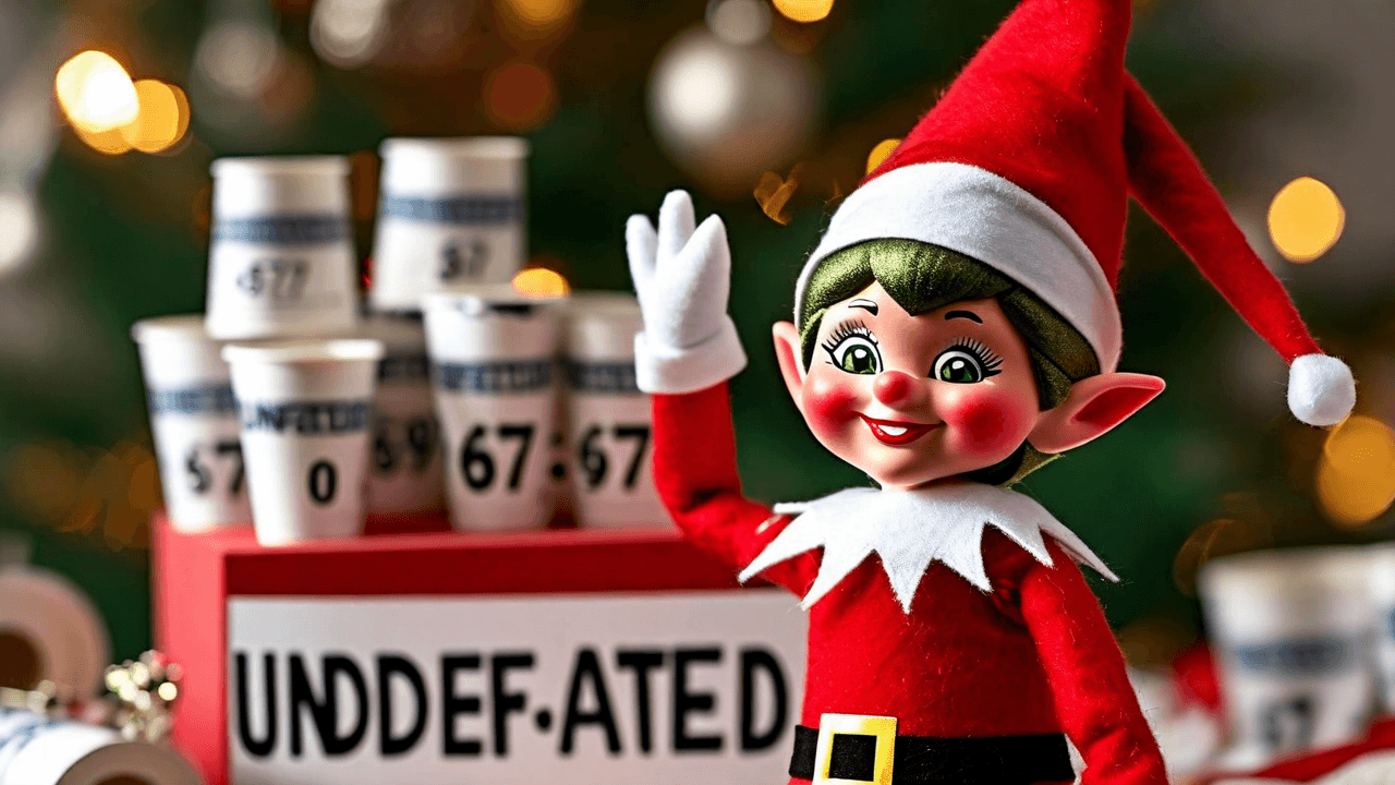 Elf's six seven championship trophy case