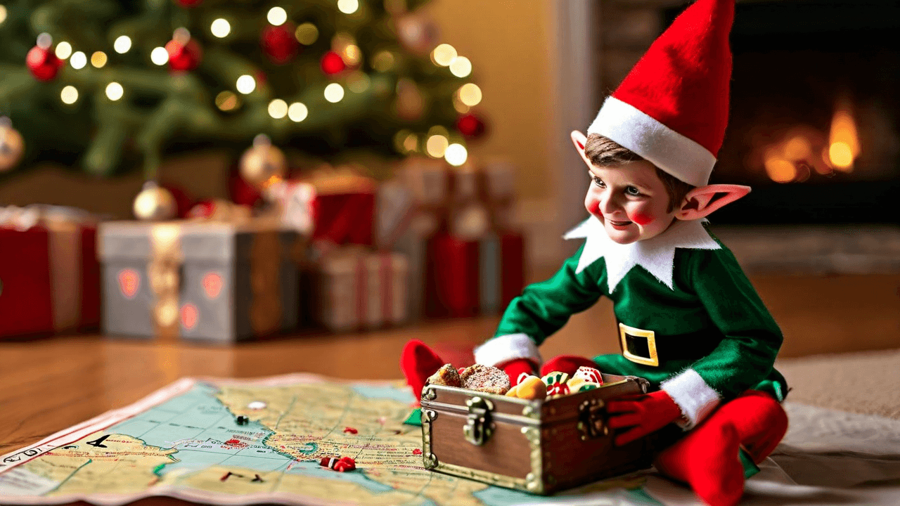 Elf's counting treasure hunt