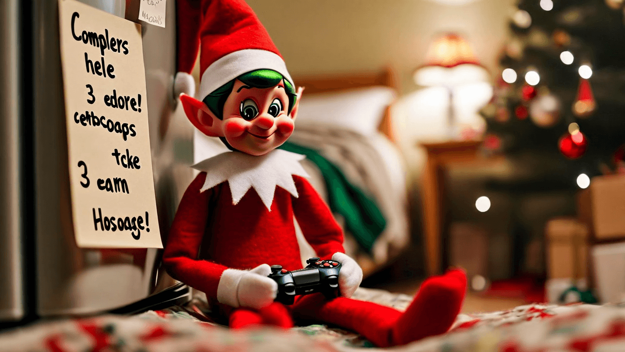 Elf's video game controller heist