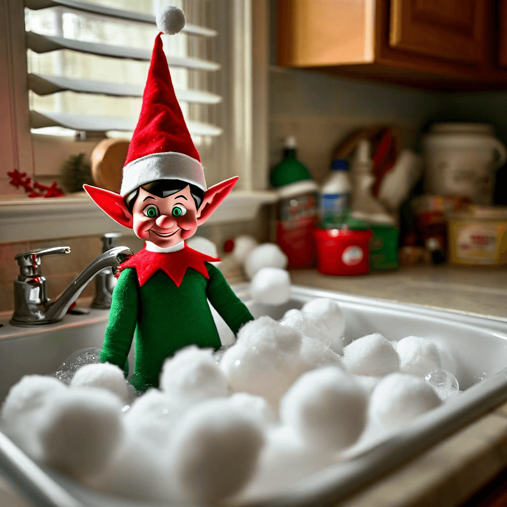 Bubble Bath in the Sink