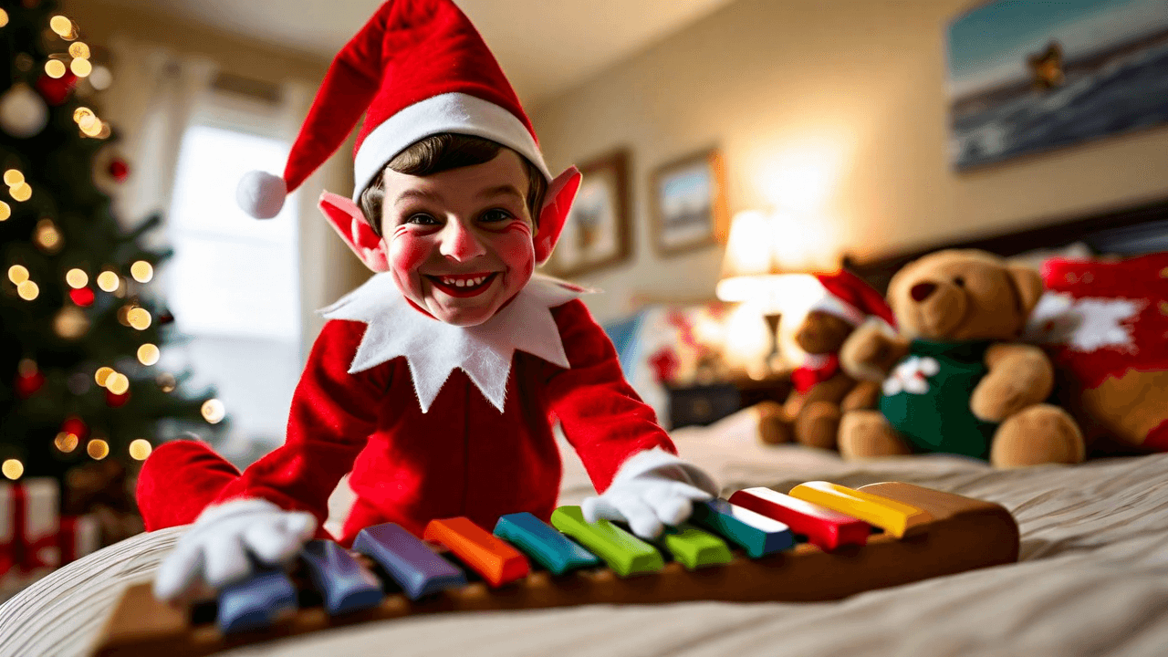 Bluey's Magic Xylophone bedtime freeze