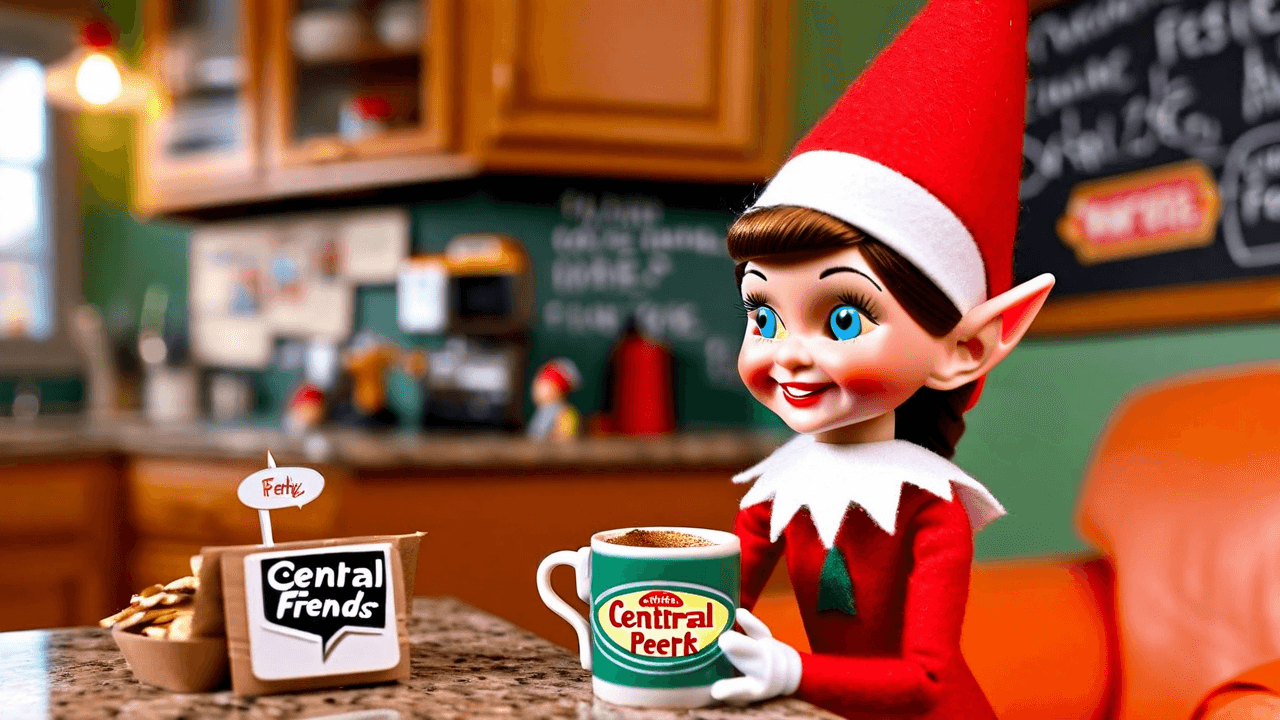 Central Perk café takeover