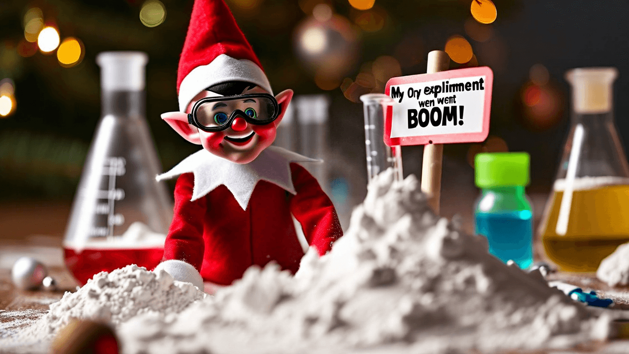 Elf's science lab explosion