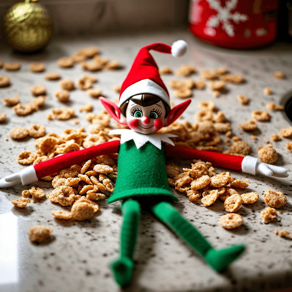 Cereal Box Snow Angel