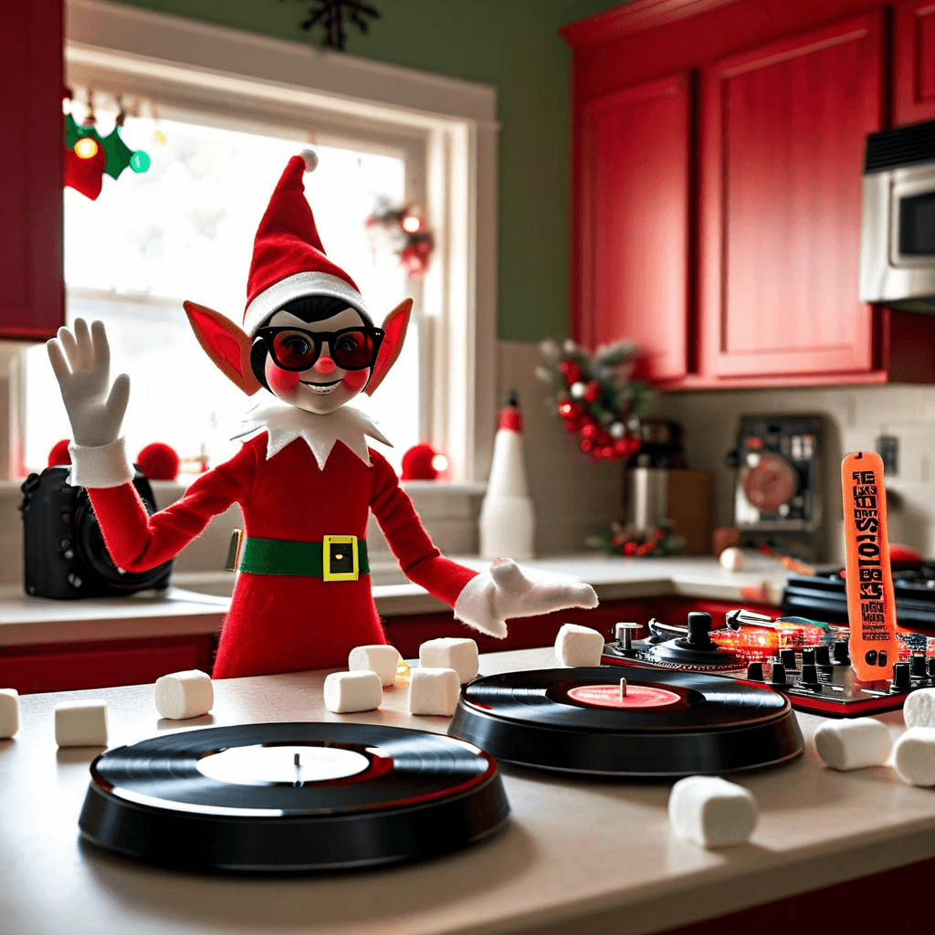 Turntable Dance Party Setup