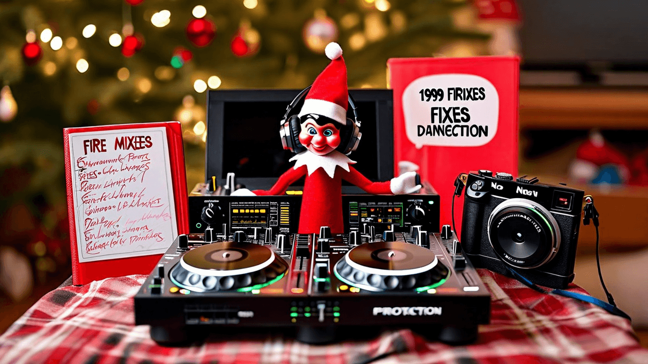 Elf's ultimate 90s Discman DJ booth