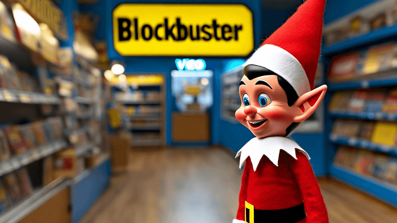 Elf's Blockbuster movie night
