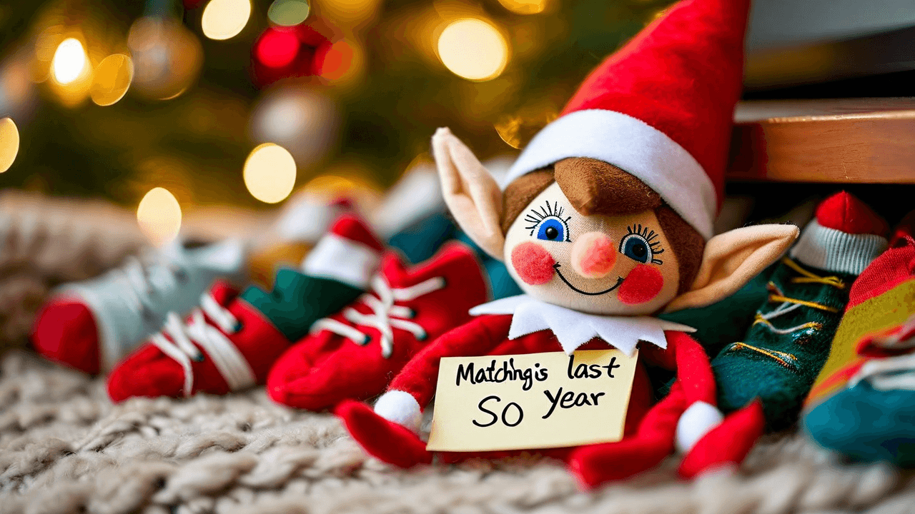 Strumpkaos i sovrummet