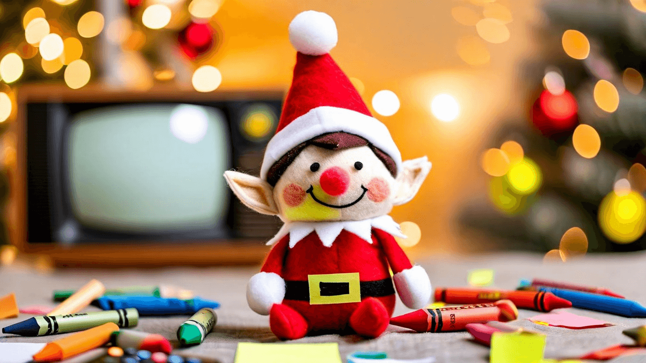 Elf rewired the remote… in crayon